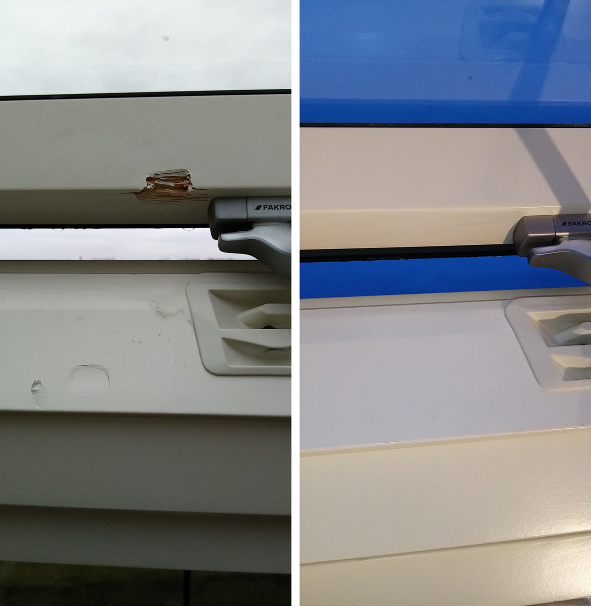 retusz, naprawa uszkodzeń